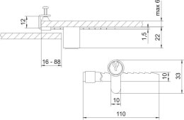 ZAMEK KASETOWY GABLOTOWY ZG 02