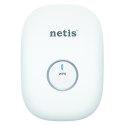 NETIS router z extenderem E1+ white 2.4GHz, 300Mbps, zintegrowana bateria anténa, 802.11n, WPS