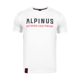 Koszulka męska Alpinus Outdoor Eqpt. biała ALP20TC0033