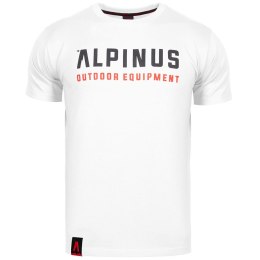 Koszulka męska Alpinus Outdoor Eqpt. biała ALP20TC0033