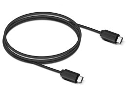 Kabel do łądowania i przesyłu danych (2.0), USB C- USB C, 1m, czarny, Avacom, blistr, max. 480Mbps