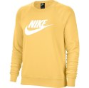 Bluza damska Nike Essentials Crew FLC HBR żółta BV4112 795