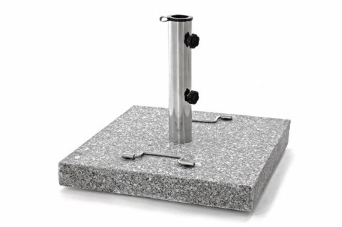 Stojak Parasol - granit i stal - 45 x 45 cm