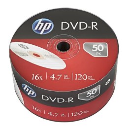 HP DVD-R  DME00070-3  50-pack  4.7GB  16x  12cm  bulk  bez możliwości nadruku  do archiwizacji danych