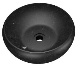 Umywalka z naturalnego kamienia Thetis Black - kolor czarny