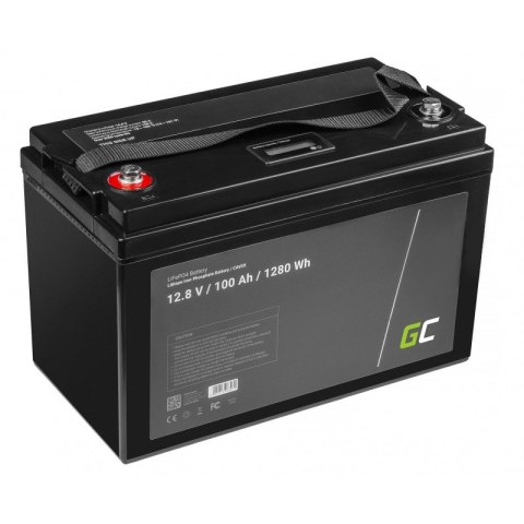 Akumulator LiFePO4 Green Cell 12V 12.8V 100Ah do systemów fotowoltaicznych, kamperów i łódek