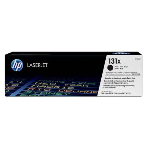 HP oryginalny toner CF210X  black  2400s  HP 131X  HP LaserJet Pro 200 M276n  M276nw  600g  O