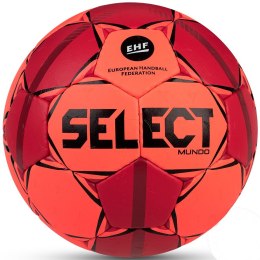 Piłka ręczna Select Mundo 2 czerwono-pomarańczowa 10252