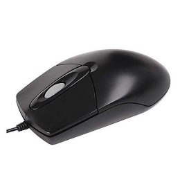 A4tech Mysz OP-760 Black, 800DPI, optyczna, 3kl., 1 scroll, przewodowa USB, czarna, klasyczna