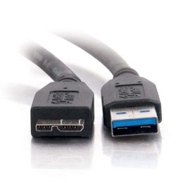 Kabel USB (3.0), USB A M- USB micro B M, 2m, czarny