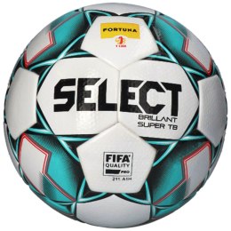 Piłka nożna Select Brillant Super Tb 5 Fortuna 1 Liga biało-zielona 16782