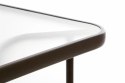 Stół ogrodowy szklany na taras 110x60x72 cm