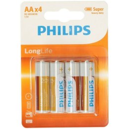 Bateria PHILIPS R6 AA Longlife 4szt