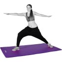 Mata piankowa MOVIT do jogi i gimnastyki 190 x 60 x 1,5 fioletowa