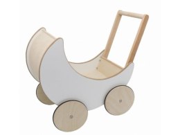 Wózek chodzik pchacz drewniany dla lalek
