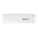 Apacer USB flash disk, USB 2.0, 64GB, AH336, biały, AP64GAH336W-1, USB A, z osłoną