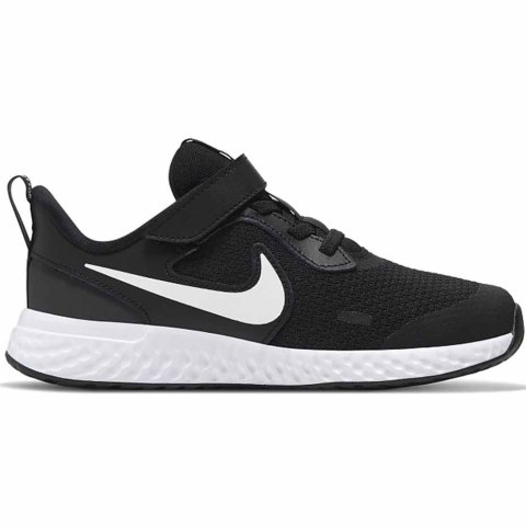 Buty dla dzieci Nike Revolution 5 czarno-białe BQ5672 003