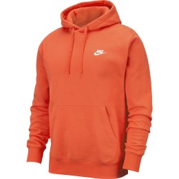 Bluza męska Nike Club Hoodie Po Bb pomarańczowa BV2654 837