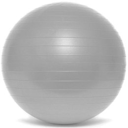 Piłka gimnastyczna z pompką Smj GB-S 1105 65cm srebrna