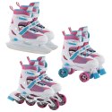 Rolki Wrotki Łyżwy Enero Lemon 3W1 30-33 White/Pink/Blue