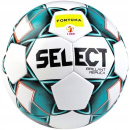 Piłka nożna Select Brillant Replica 5 2020 Fortuna biało-zielona 16808