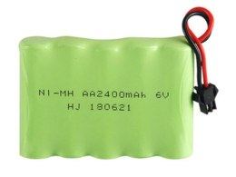 Akumulator Pakiet Bateria NIMH 6V 2400mAh JST SM Crawler HB1401 HB1402