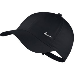 Czapka z daszkiem dla dzieci Nike H86 Cap Metal Swoosh Junior czarna AV8055 010