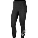 Legginsy damskie Nike NSW Club Crop Futura czarne CK3967 010