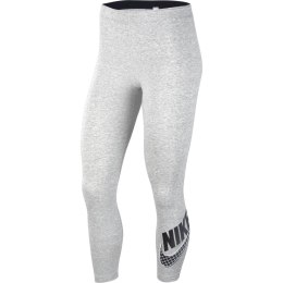 Legginsy damskie Nike NSW Club Crop Futura szare CK3967 063