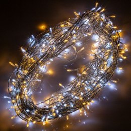 Oświetlenie świąteczne 100 LED, 10m - biała ciepła i zimna