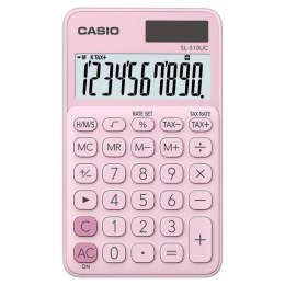 Casio Kalkulator SL 310 UC PK, różowa, 10 miejsc, podwójne zasilanie