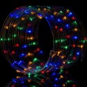 Słoneczne świetlny wąż - 100 LED, kolorowy