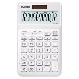 Casio Kalkulator JW 200 SC WE, biała, biurkowy, 12 miejsc