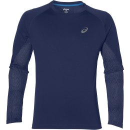Koszulka męska do biegania Asics Running Lite Show LS niebieska 141201BM-8052