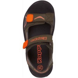 Sandały dla dzieci Kappa Pure K Footwear Kids zielono-pomarańczowe 260594K 3144