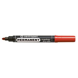 Centropen, marker 8510, czerwony, 10szt, 2.5mm, na bazie alkoholu, cena za 1 szt