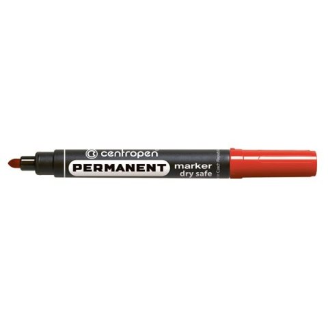 Centropen, marker 8510, czerwony, 10szt, 2.5mm, na bazie alkoholu, cena za 1 szt