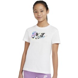 Koszulka dla dzieci Nike G Nsw Tee Iconclash Dptl biała CZ1344 100