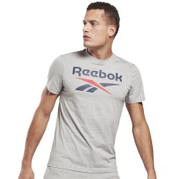 Koszulka męska Reebok Graphic Series Stacked Tee szara GI8515