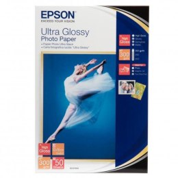 Epson Ultra Glossy Photo Pape, foto papier, połysk, biały, R200, R300, R800, RX425, RX500, 10x15cm, 4x6