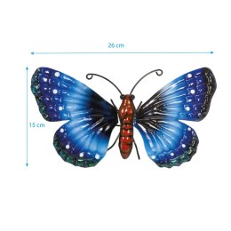 Motyl dekoracyjny 27cm niebieski