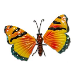 Motyl dekoracyjny 27cm żółty