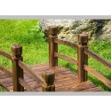 Drewniana kładka mostek ogrodowy 150 cm