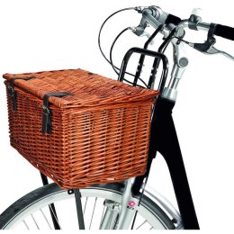 Koszyk rowerowy wiklinowy przód 45x30x25cm