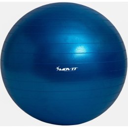 Piłka gimnastyczna MOVIT z pompką - 85 cm - niebieska