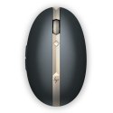 HP mysz 700 Spectre Rechargeable Mouse, 1600DPI, Bluetooth, optyczna, 3kl., 1 scroll, bezprzewodowa, poseidon blue, Windows 7/8