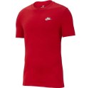 Koszulka męska Nike Club Tee czerwona AR4997 657