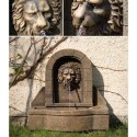 Fontanna ogrodowa - głowa lwa 50 x 54 x 29 cm