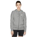 Bluza damska Nike Essentials Hoodie FZ FLC szara BV4122 063