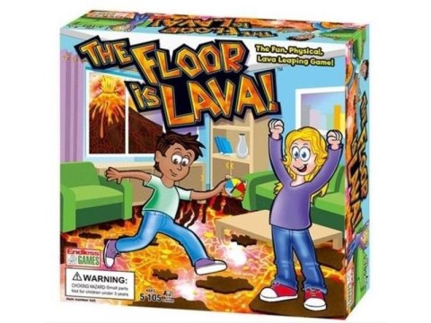 Gra Towarzyska, Zręcznościowa Podłoga To Lawa "The Floor is Lava"